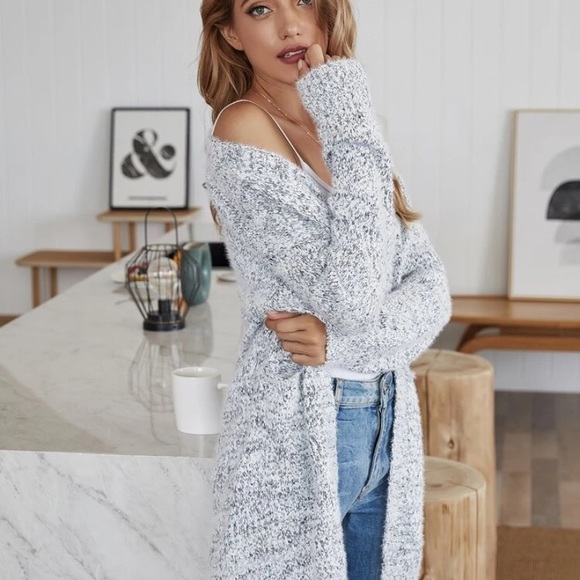 Fluffy Space Dye Cardigan - Picture 4 of 6